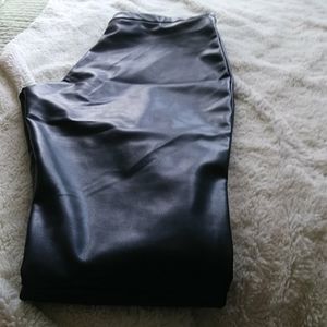' New'  Faux Leather Leggings XL